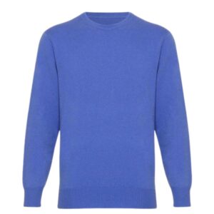 WARWICKS Blue Cashmere Crew Neck Jumper