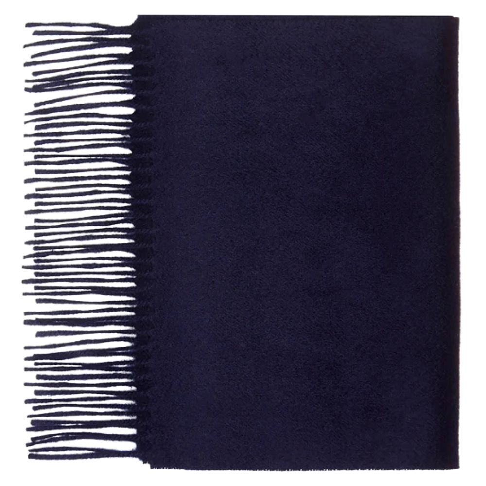Warwicks Cashmere Navy Scarf