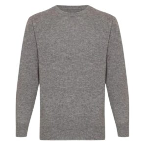 WARWICKS Grey Cashmere Crew Neck Jumper