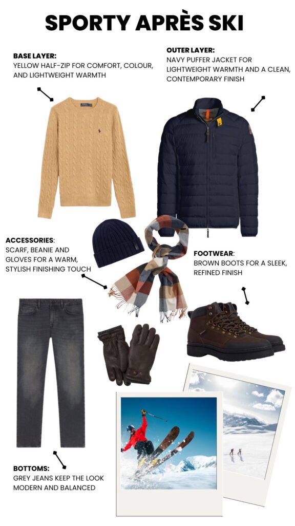 Men’s Après Ski Style Guide - sporty look