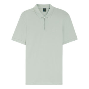 BOSS Passerzip SLIM Fit Green Polo Shirt