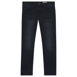 Boss Delaware Slim Fit Jeans In Blue Black Soft Motion Denim