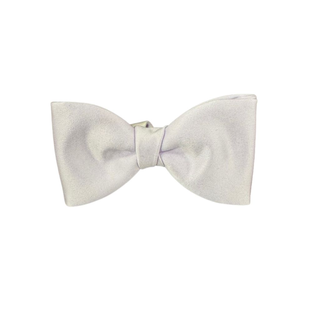 Warwicks Lilac Silk Bow Tie 1