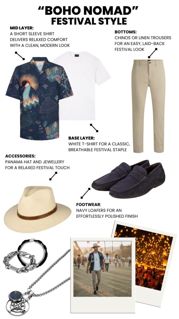 estival style for men - boho nomad