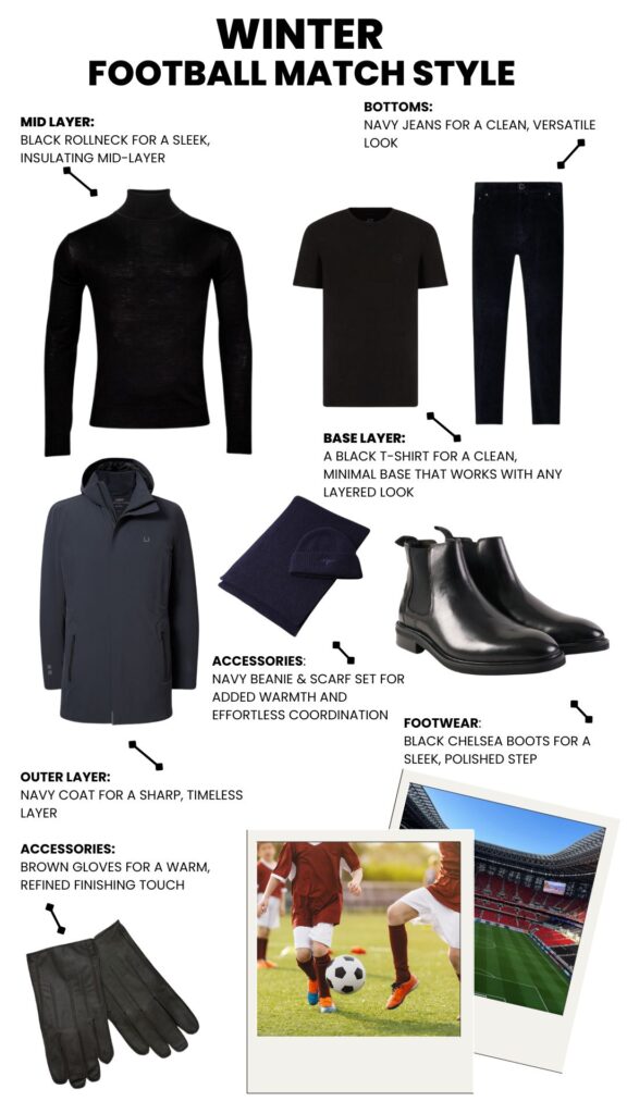 Winter Football Match Style
