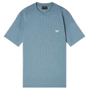 EMPORIO ARMANI Slim Fit Cotton Green T-shirt