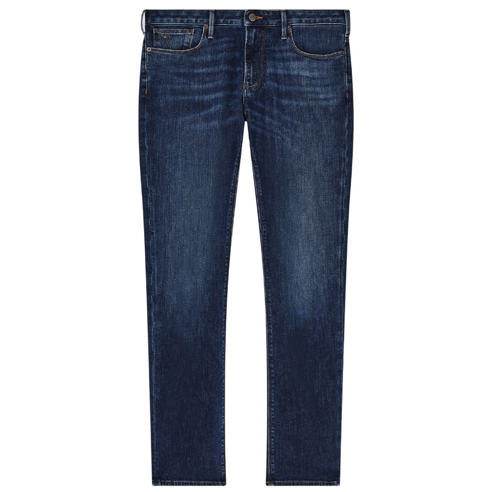 Emporio Armani Slim Fit Light Washed Denim Jeans