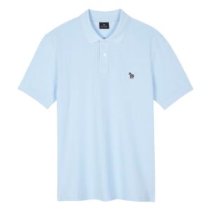 Paul Smith Light Blue Polo Shirt with Zebra Logo