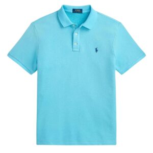Polo Ralph Lauren Blue Polo Shirt With Embroidered Logo