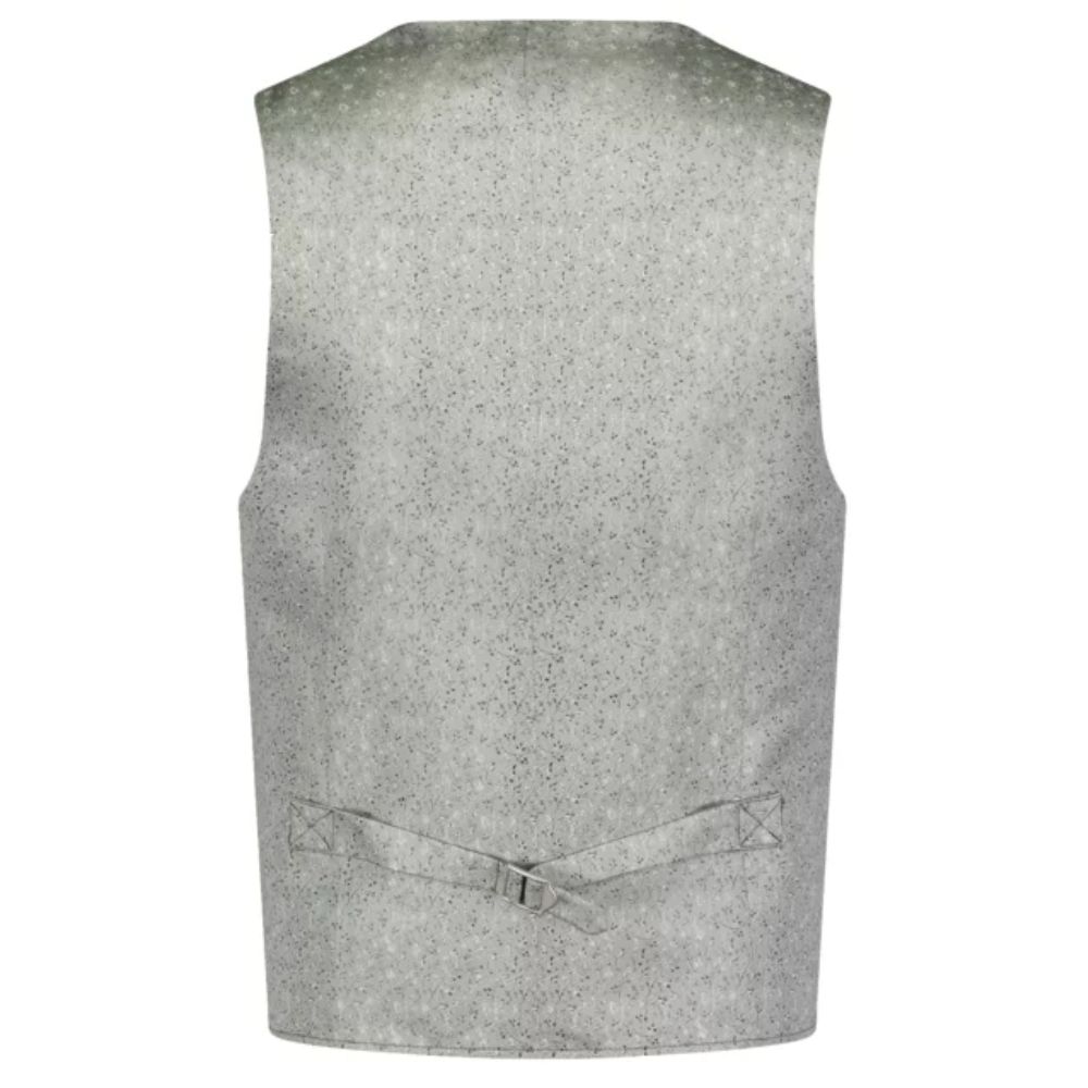 Roy Robson Green Floral Waistcoat