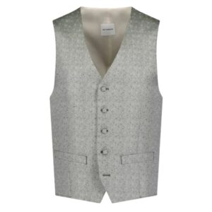 Roy Robson Green Floral Waistcoat