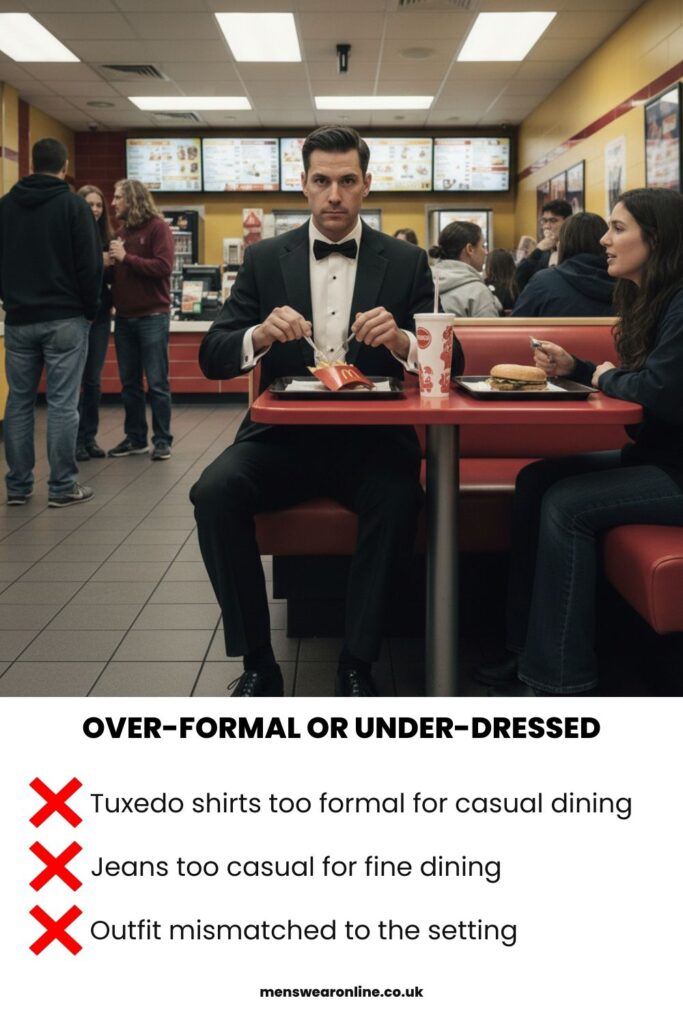 Valentines Day Style Mistakes Men Still Make and How to Avoid Them Blog Post overdressed