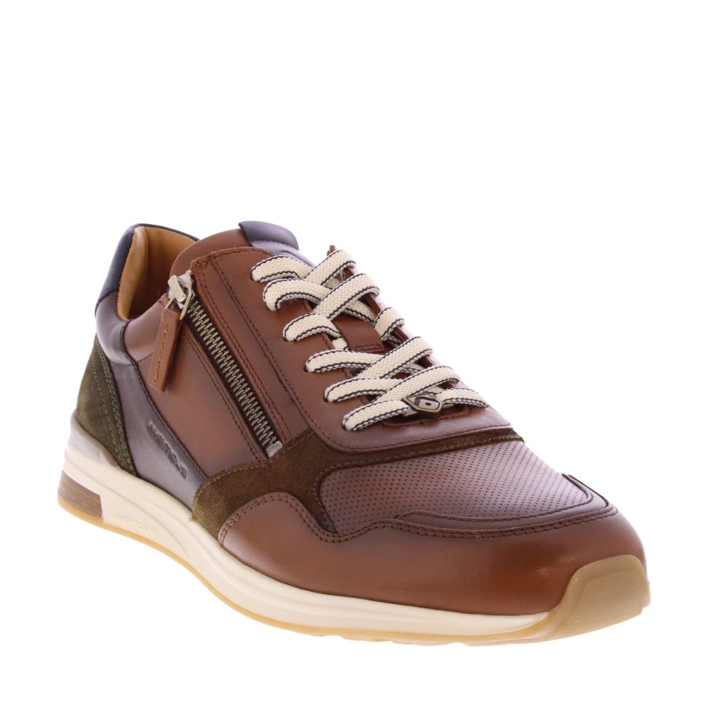 Ambitious Leather Brown Trainers