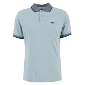 BARBOUR Cornsay Slate Short-Sleeved Polo Shirt