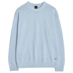 BOSS Kerlino Knitted Light Blue Sweater