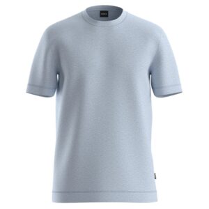 BOSS Linen Blend Light Blue T-Shirt