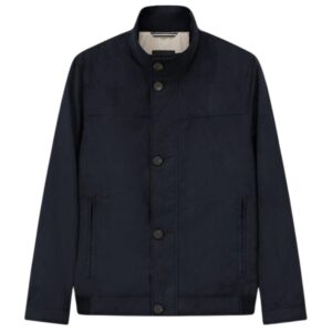 BUGATTI Faux Suede Navy Lightweight Blouson