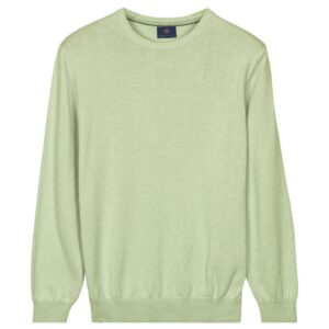 Baileys Cotton Mint Green Crew Neck Jumper