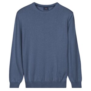 Baileys Cotton Soft Blue Crew Neck Jumper