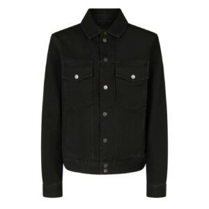 Belstaff Trucker Jacket in Washed Black