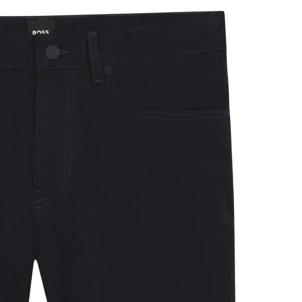 Boss Delaware Navy Slim-Fit Jeans In Stretch Denim