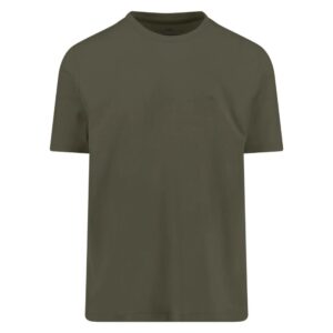 FYNCH-HATTON Sanforized Cotton Dark Green T-Shirt