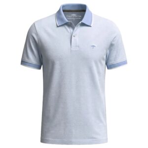 Fynch-Hatton Sustainable Cotton Light Blue Polo Shirt