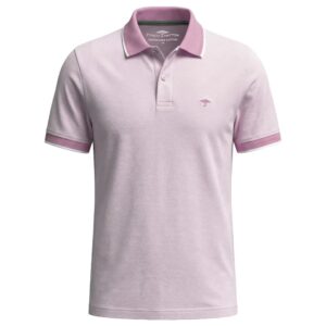 Fynch-Hatton Sustainable Cotton Soft Pink Polo Shirt