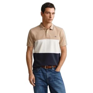 GANT Cut And Sewn Short Sleeve Polo Shirt