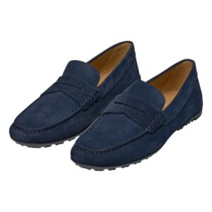 Geox kosmopolis Navy Suede Loafer