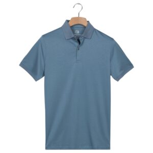 Giordano Liquid Cotton Light Blue Polo Shirt
