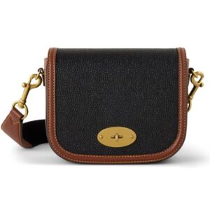 Mulberry Black Small Darley Satchel Cognac