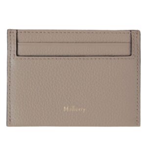 Mulberry Credit Card Slip Cashmere Taupe Small Classic Grain