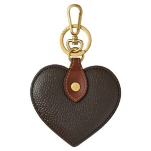 Mulberry Heart Keyring Mole & Cognac Bio-Based Scotchgrain