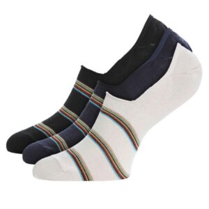 PAUL SMITH Navy And White Trainer Socks