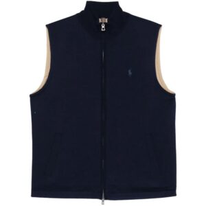 Polo Ralph Lauren Performance Reversible Navy and Beige Gilet
