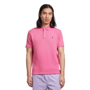 Polo Ralph Lauren Pink Polo Shirt With Embroidered Logo