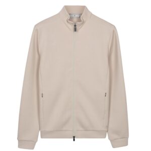 Thomas Maine Technical Stretch Light Beige Full Zip