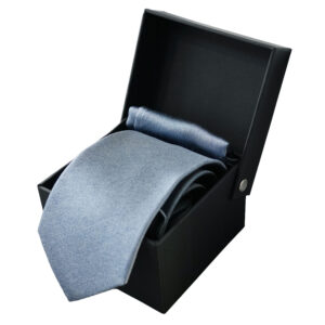 Warwicks Soho Silk Blue Tie and Pocket Square Set