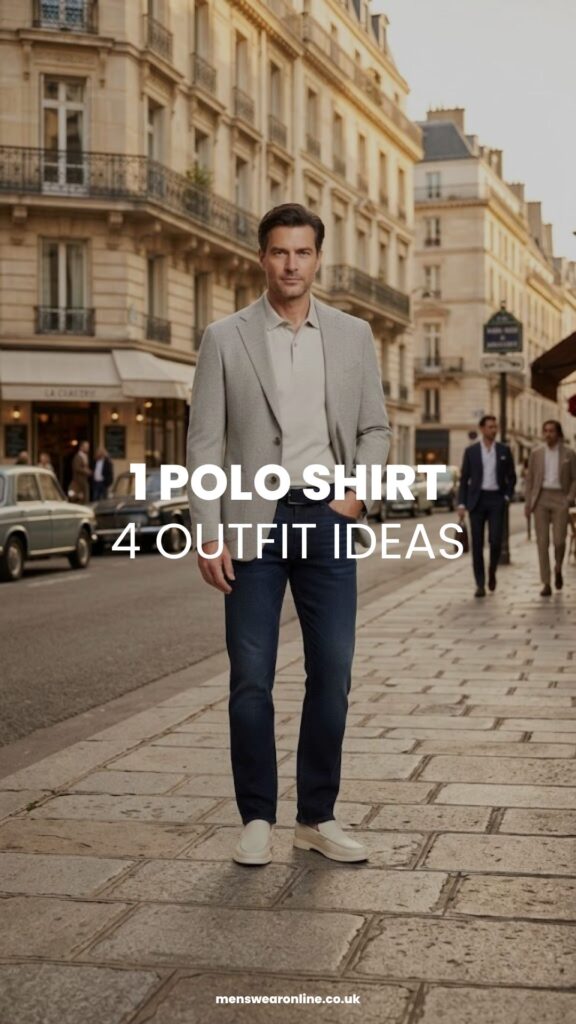 1 Polo Shirt 4 Outfits 3