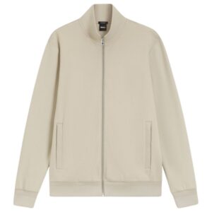 Boss Beige Full Zip Sweatshirt