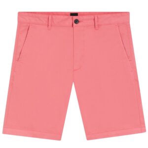 BOSS Slim Fit Light Pink Shorts In Stretch Cotton Twill