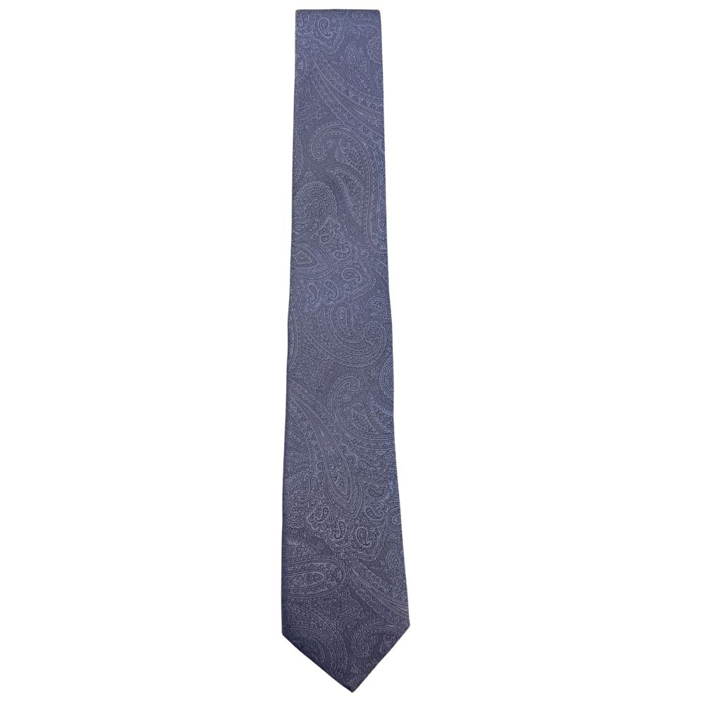 CANALI Blue Paisley Self Patterned Tie