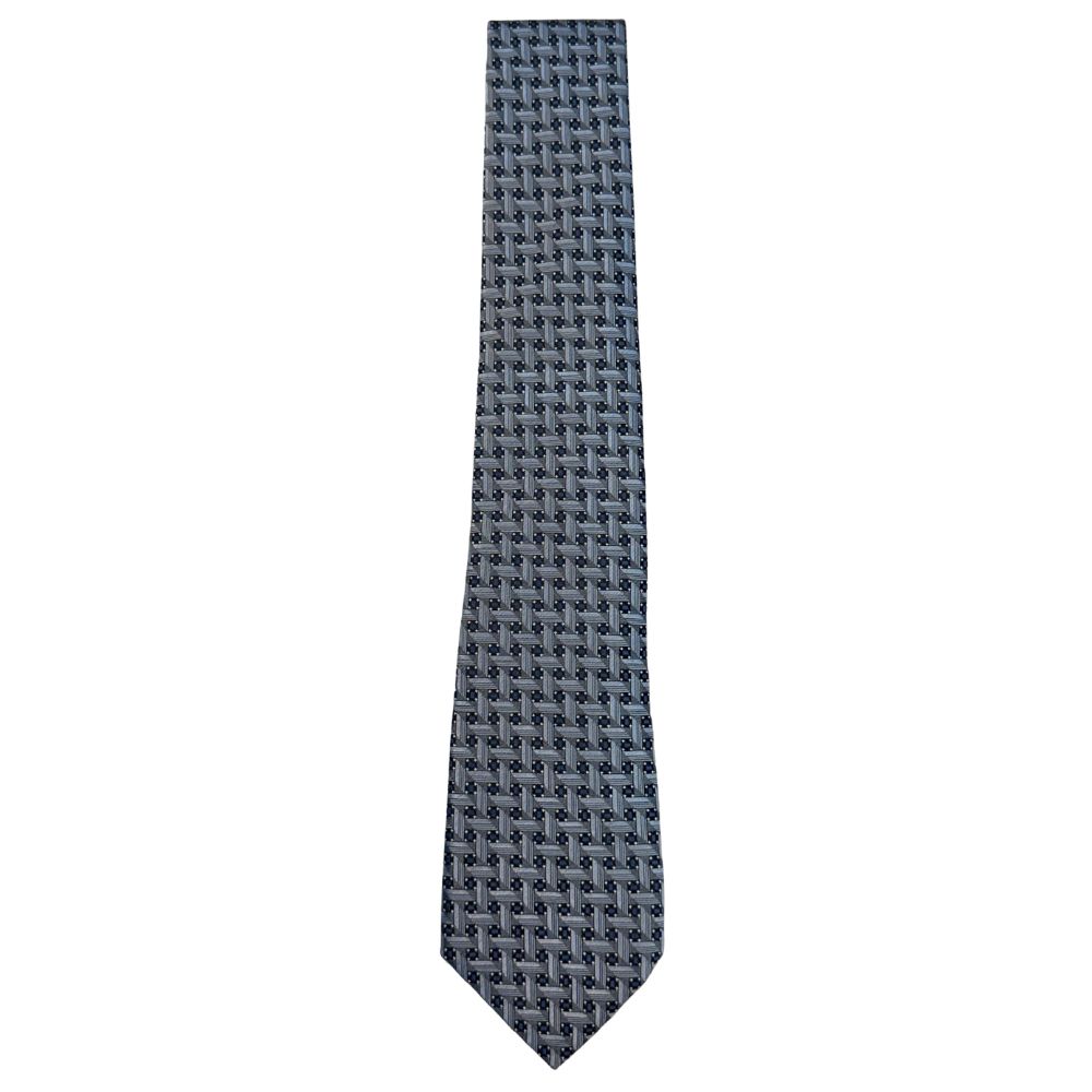 CANALI Blue Rattan Patterned Tie