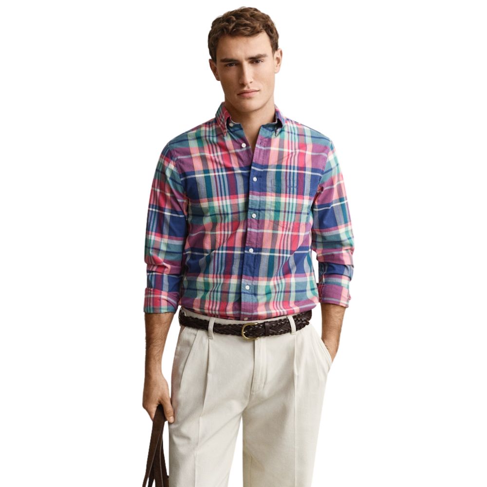 GANT Regular Indian Madras Check Shirt