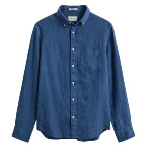 GANT Vintage Blue Linen Oxford Shirt