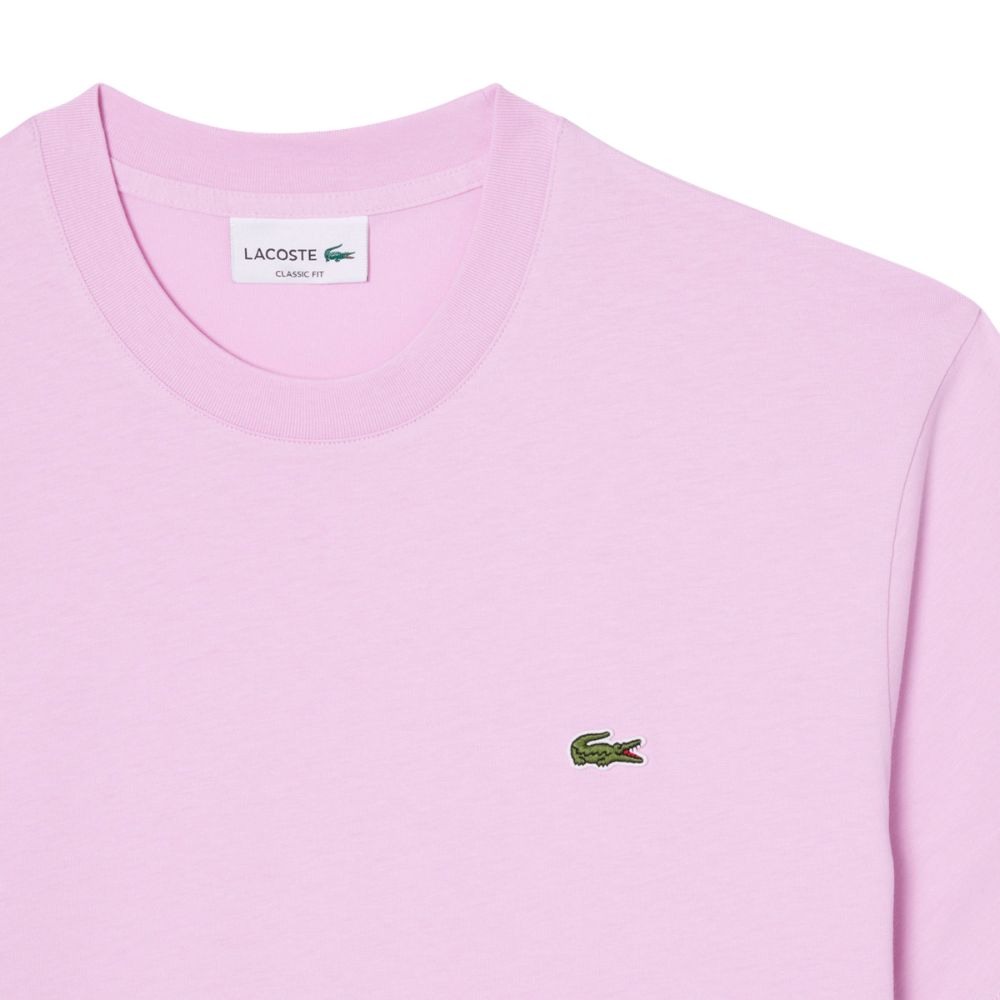 Lacoste Magenta Pink Classic Fit T Shirt 2