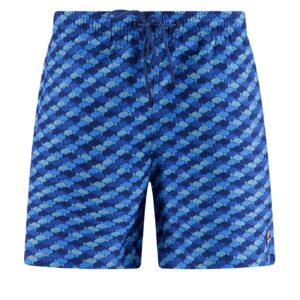 A Fish Named Fred Tropical Fish Swim Shorts Blue