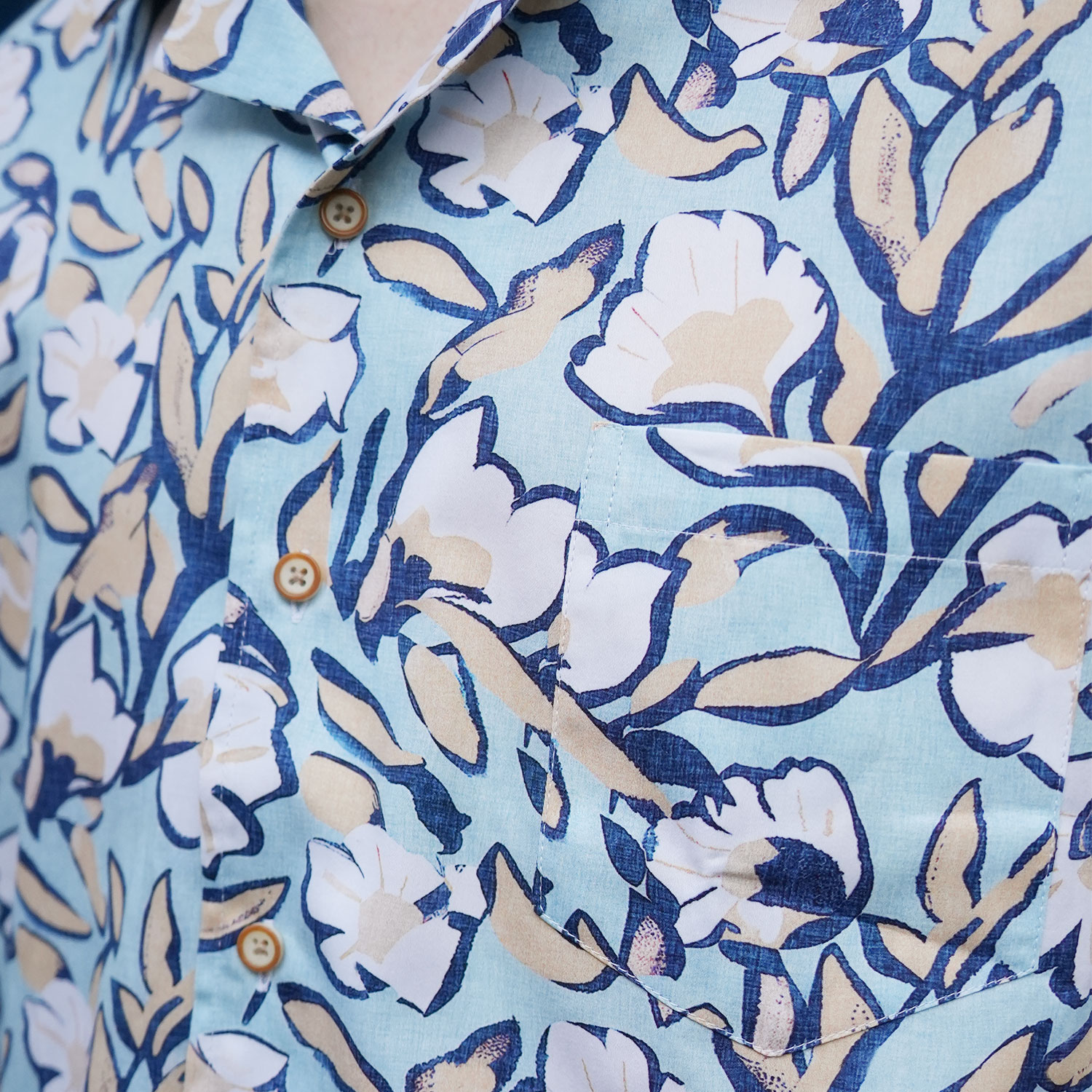 Warwicks Flower Pattern Short Sleeve Shirt