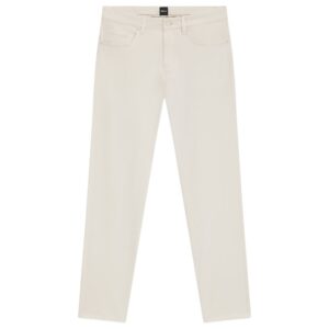 BOSS Delaware Slim Fit Trousers In Stretch Cotton Gabardine